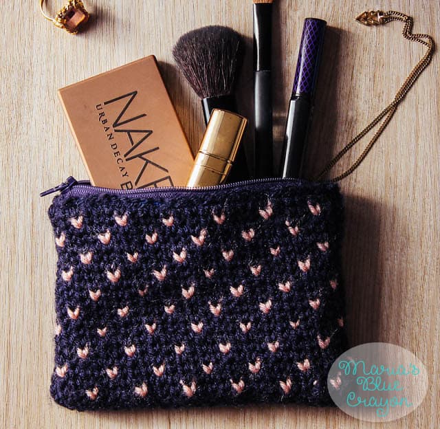 Small Crochet Pouch Pattern – Stitching Together