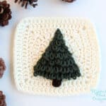 crochet tree applique pattern