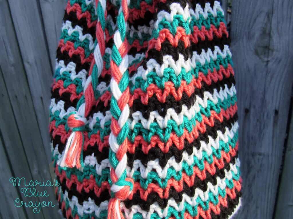 How to Crochet a Tote Bag - Maria's Blue Crayon