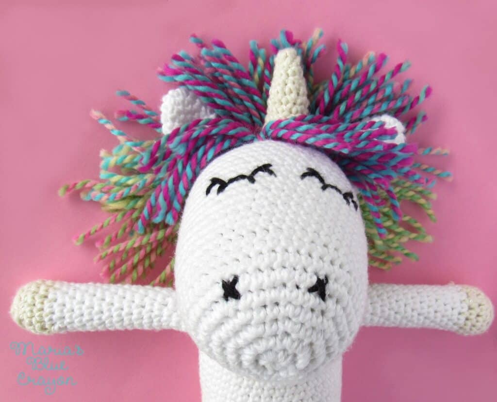 Eloise the Unicorn - Amigurumi Crochet Pattern - Maria's Blue Crayon