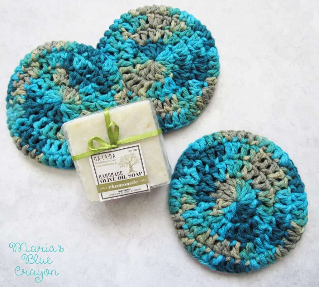 Double Sided Sun Kitchen Scrubber - Crochet Pattern