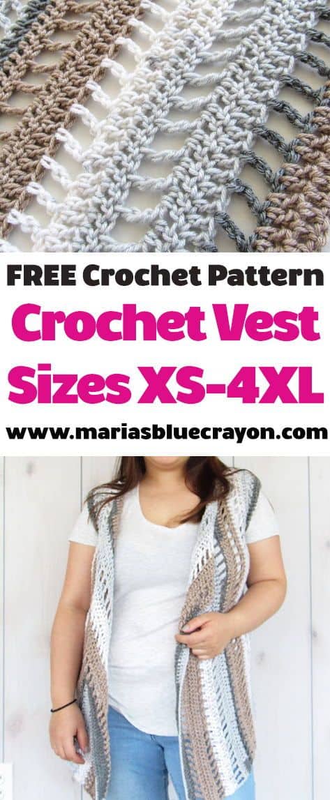 Hippie Dippie Vest - Free Crochet Pattern - Maria's Blue Crayon