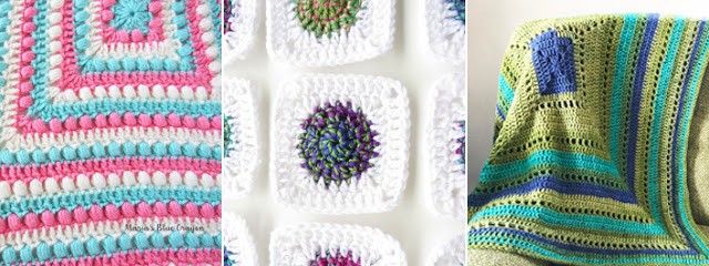 The Creme Color Block Blanket – Free Crochet Pattern
