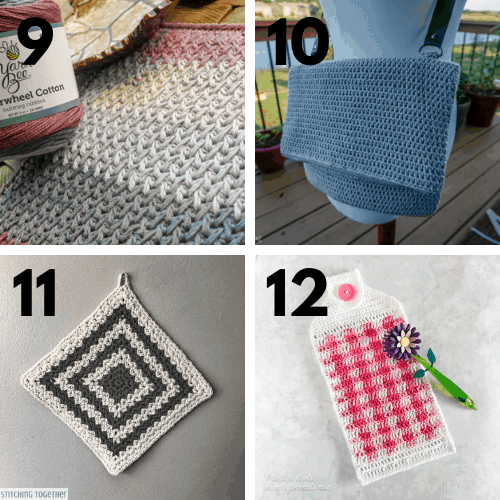 30+ Free Crochet Patterns using Cotton Yarn - Maria's Blue Crayon