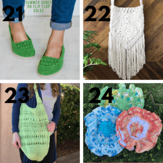 30+ Free Crochet Patterns using Cotton Yarn - Maria's Blue Crayon