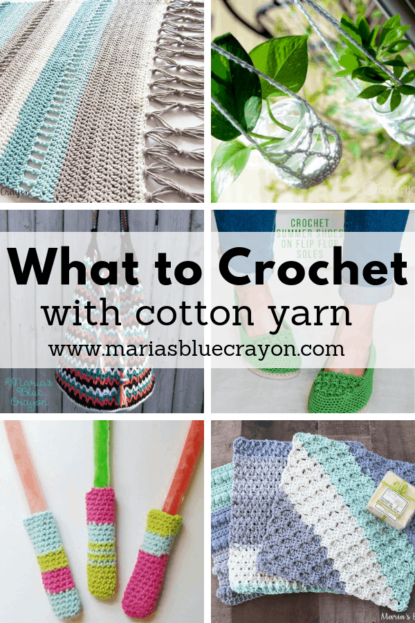 crochet patterns using cotton yarn