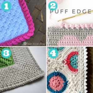 Best Crochet Borders for Blankets - Maria's Blue Crayon