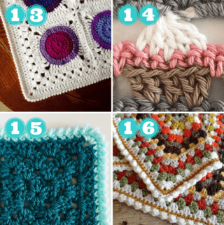 Best Crochet Borders for Blankets - Maria's Blue Crayon