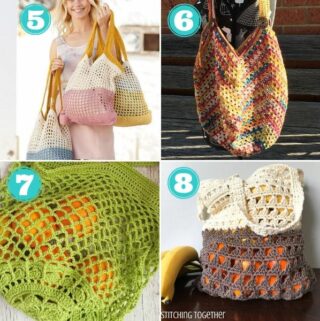 Best Crochet Market Bag and Tote Patterns - Maria's Blue Crayon