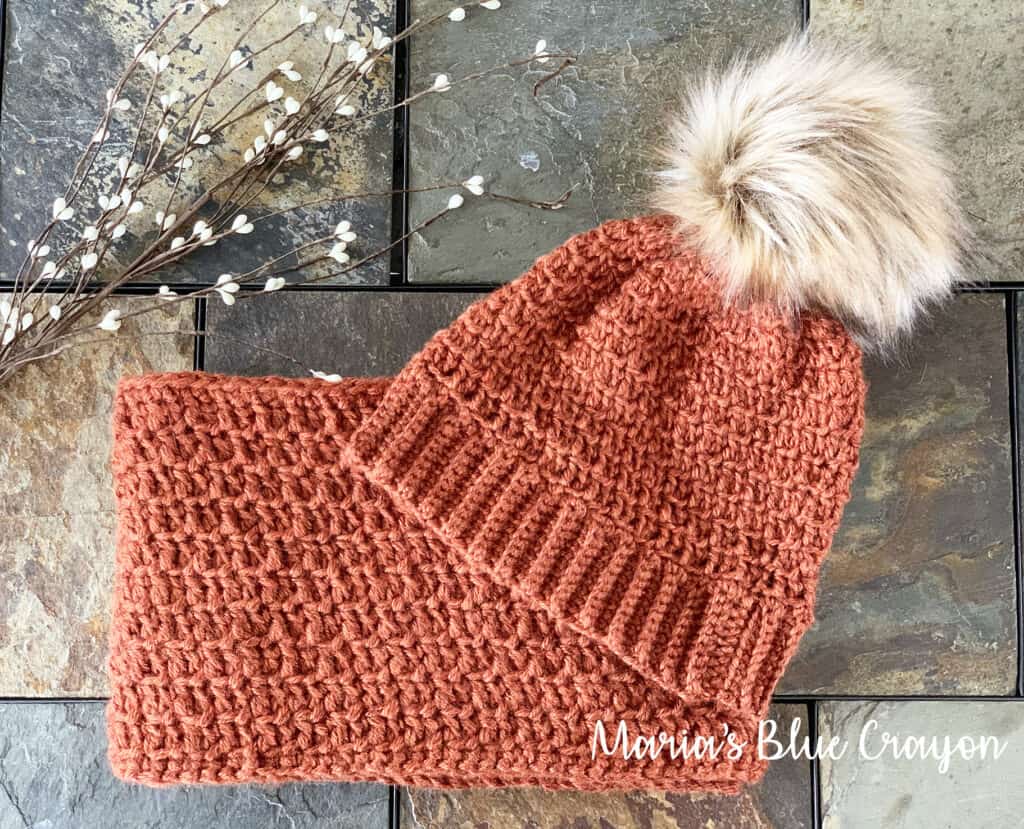 Free Crochet Hat and Scarf Set Pattern - Maria's Blue Crayon