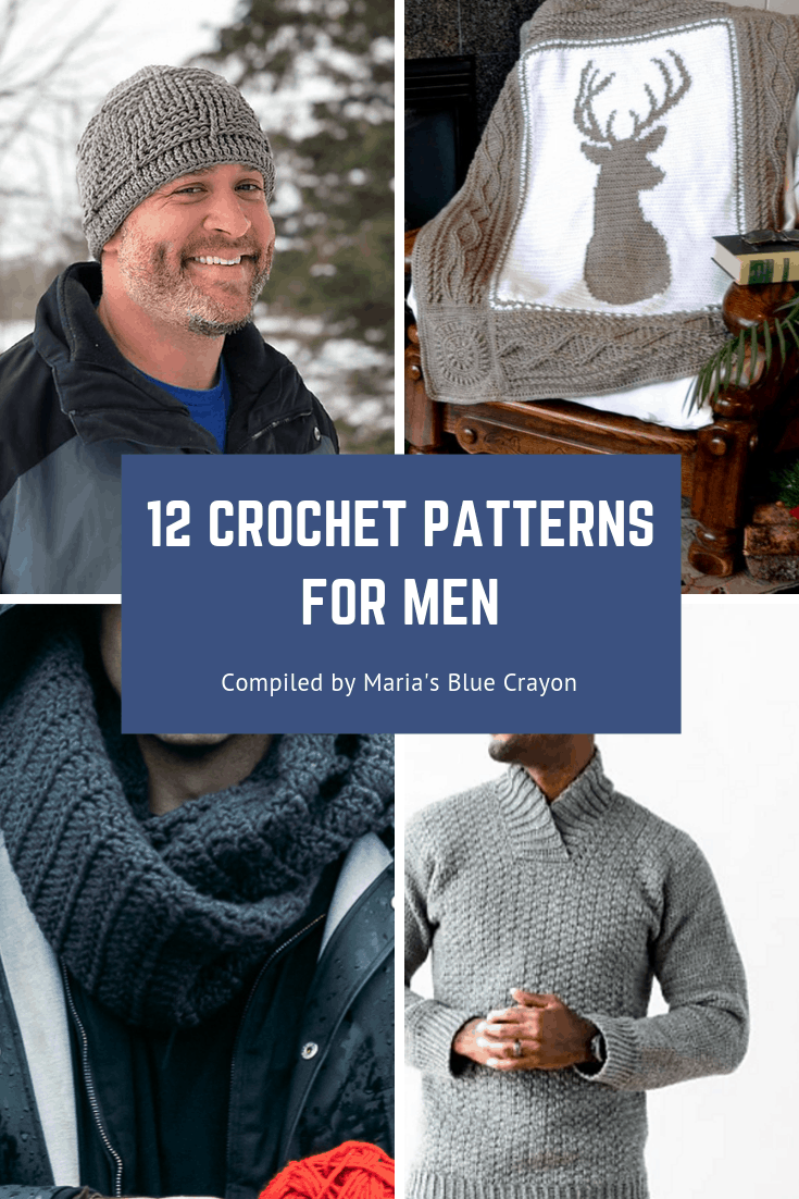 Easy crochet gift ideas for men: Crochet patterns for him - Dora Does