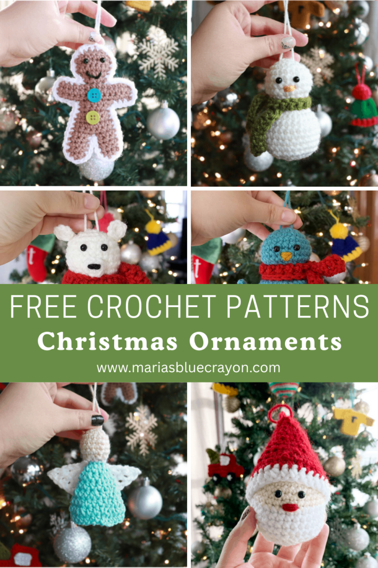 Crochet Christmas Ornaments: Easy, Fast, And Free Patterns - Maria's ...