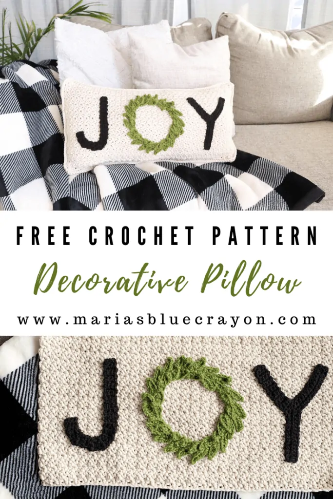 free crochet pillow pattern