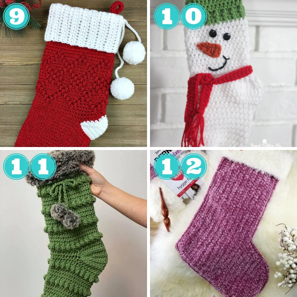 christmas crochet stockings

