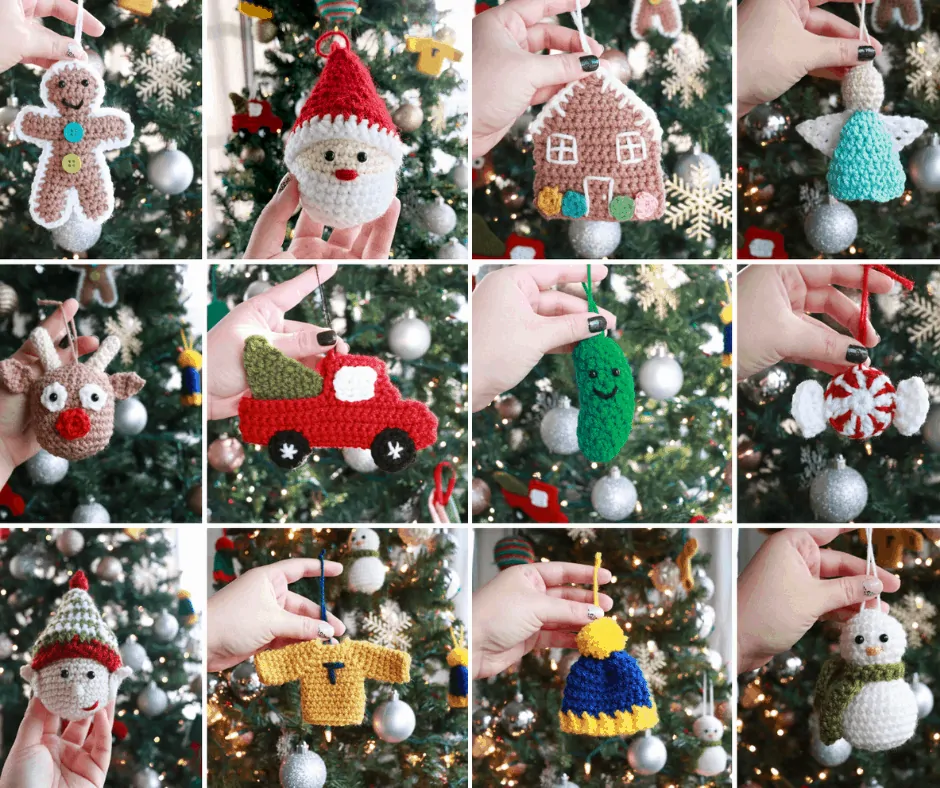 crochet Christmas ornaments
