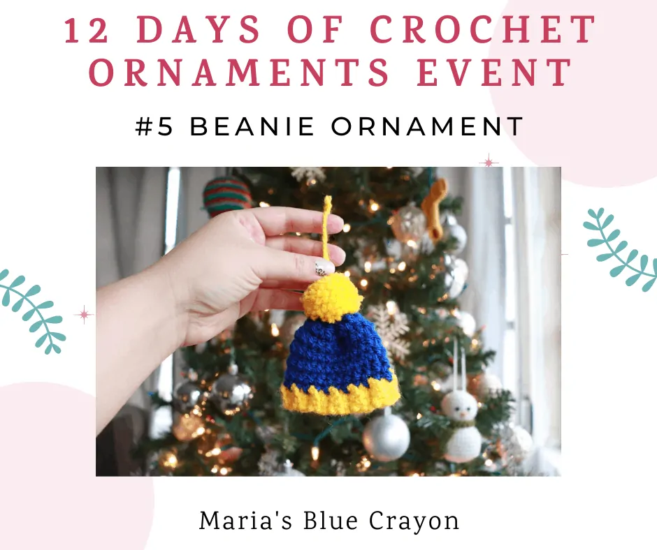 crochet beanie ornament pattern