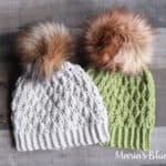 crochet hat pattern with pom
