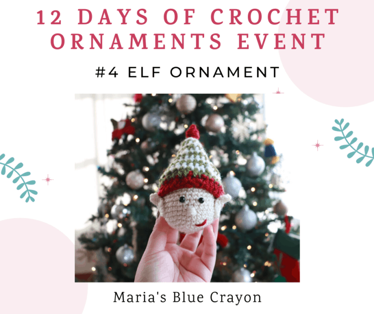 Crochet Elf Ornament - Free Pattern - Maria's Blue Crayon