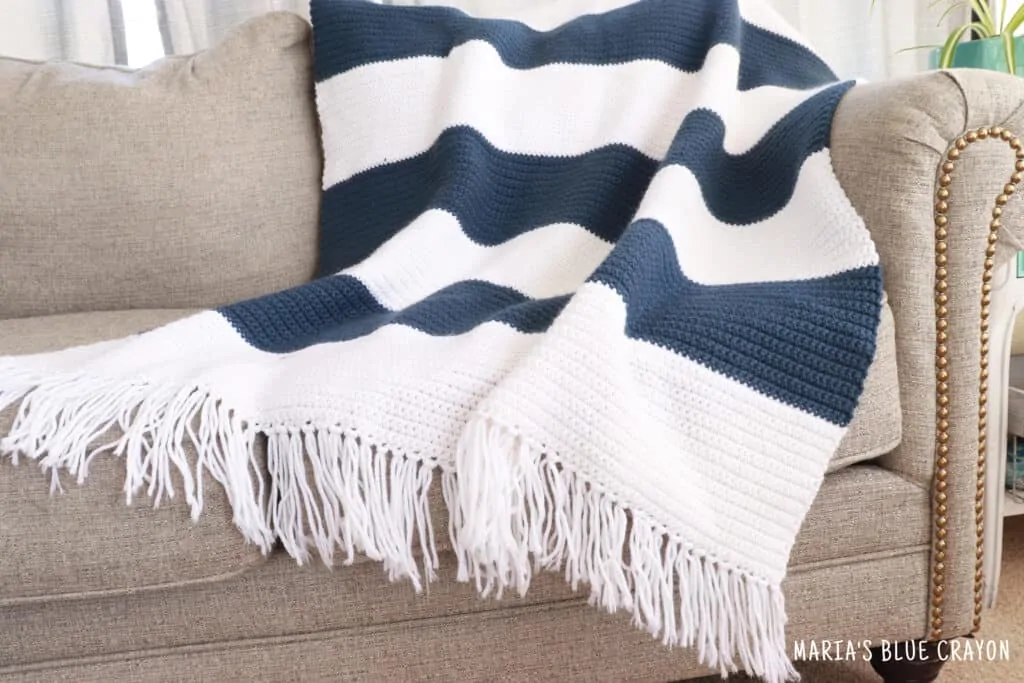 easy simple crochet blanket pattern
