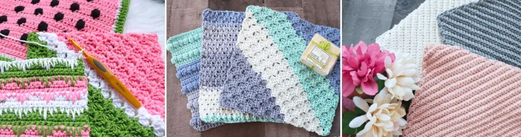 crochet dishcloth patterns