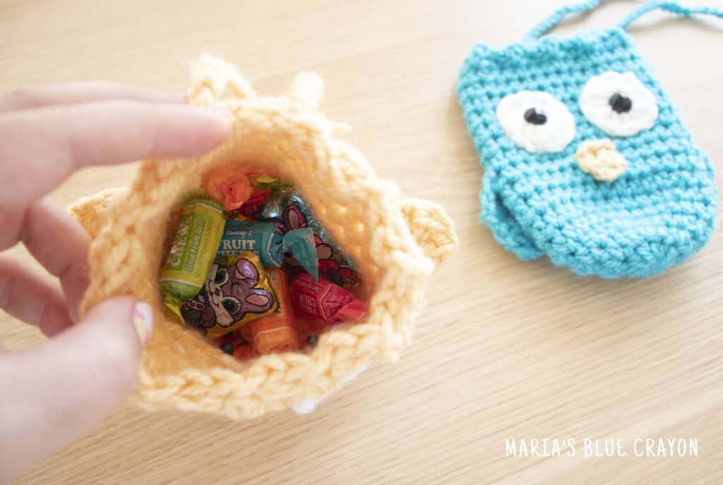 crochet treat bag