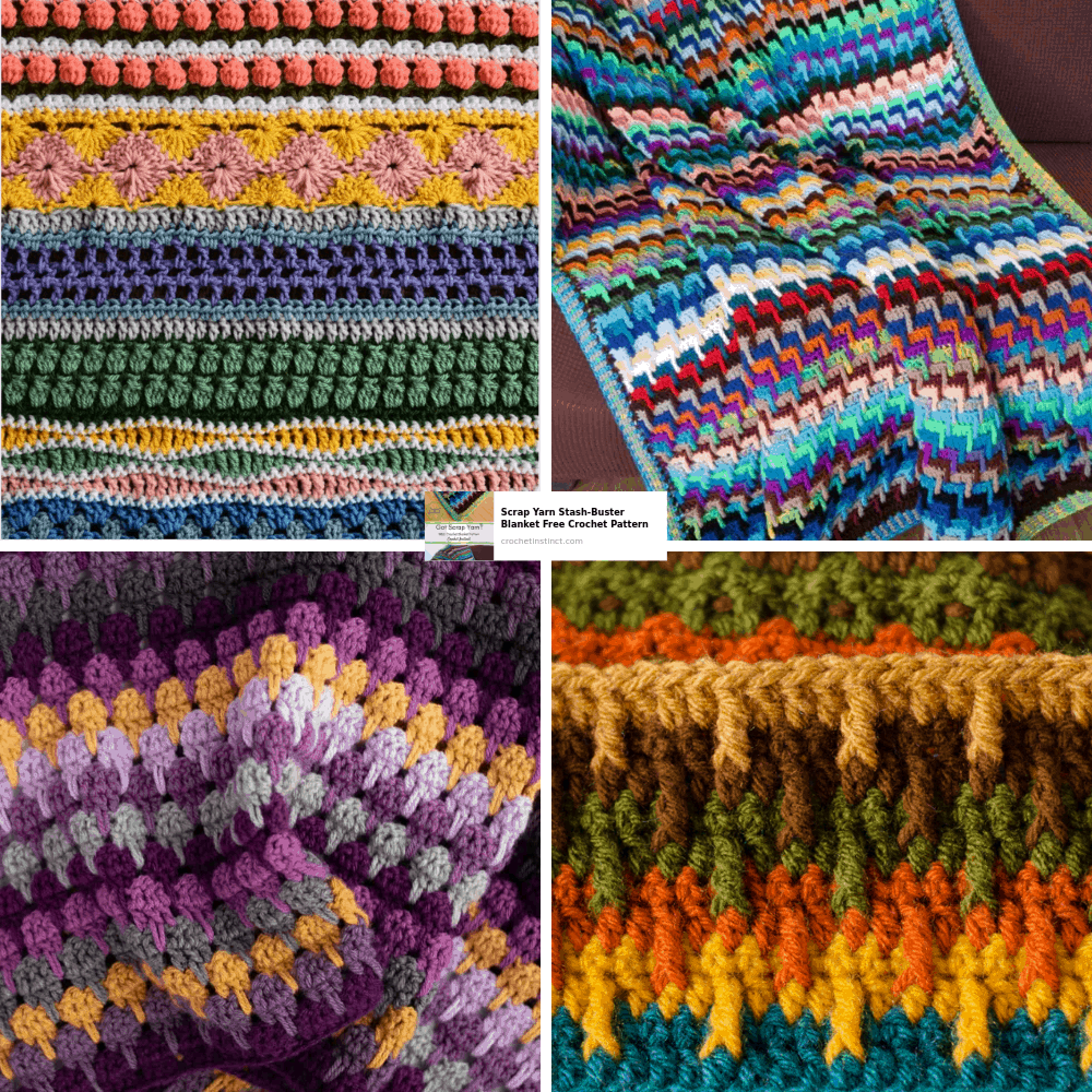 crochet scrap blanket patterns