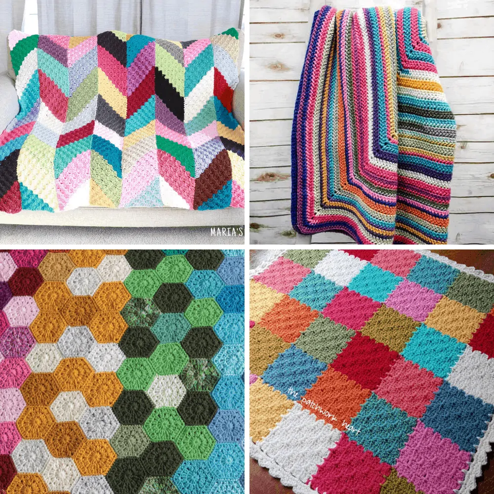 crochet scrap blanket patterns