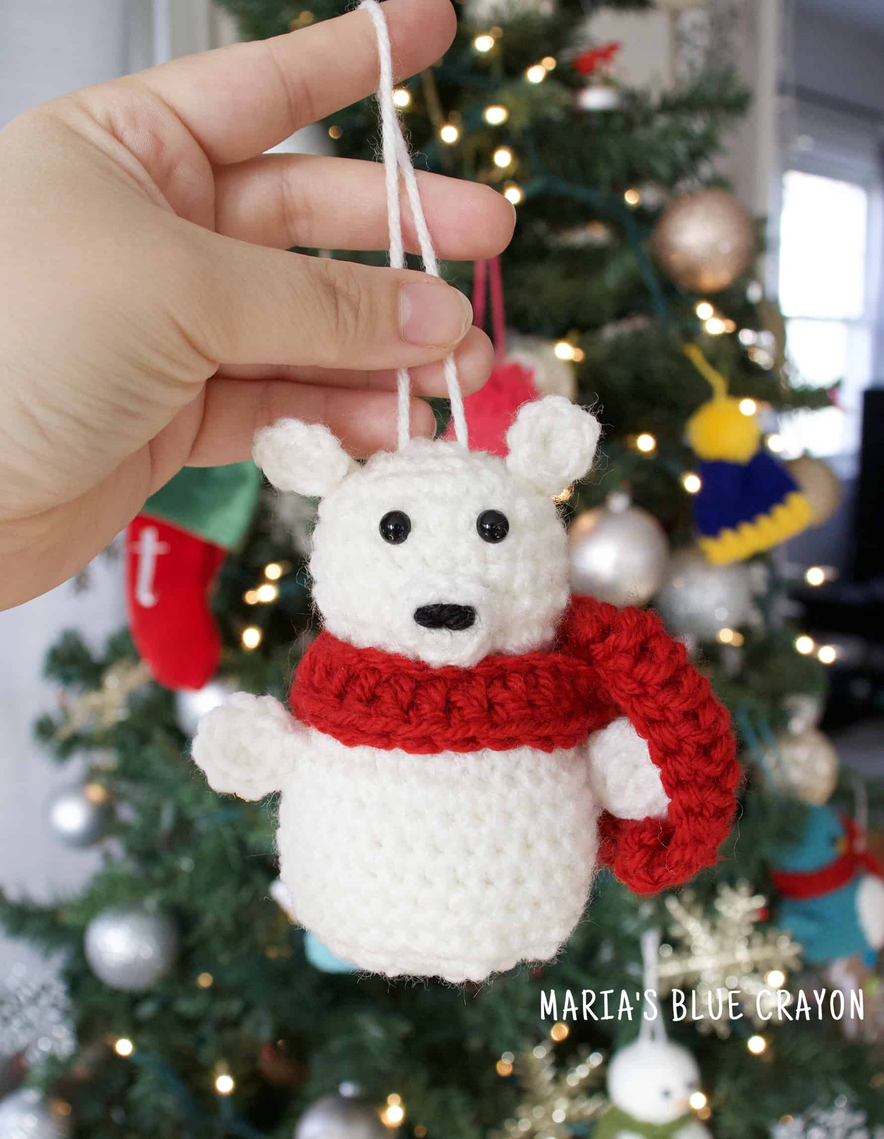 Christmas Polar Bear Crochet Kit