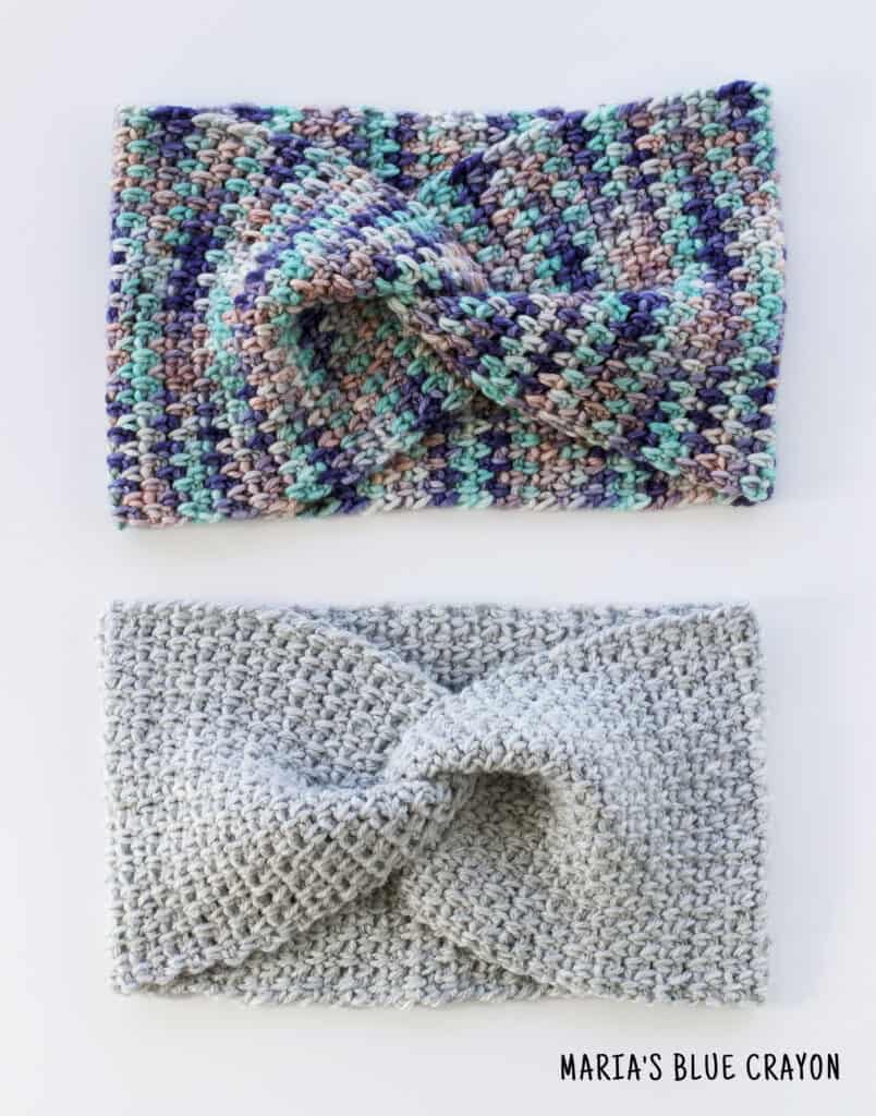 crochet twisted headband pattern