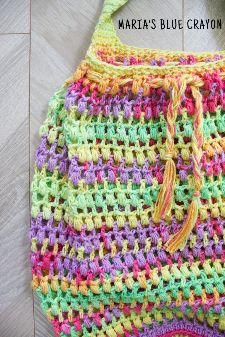 Crochet Summer Bag Free Pattern - Maria's Blue Crayon