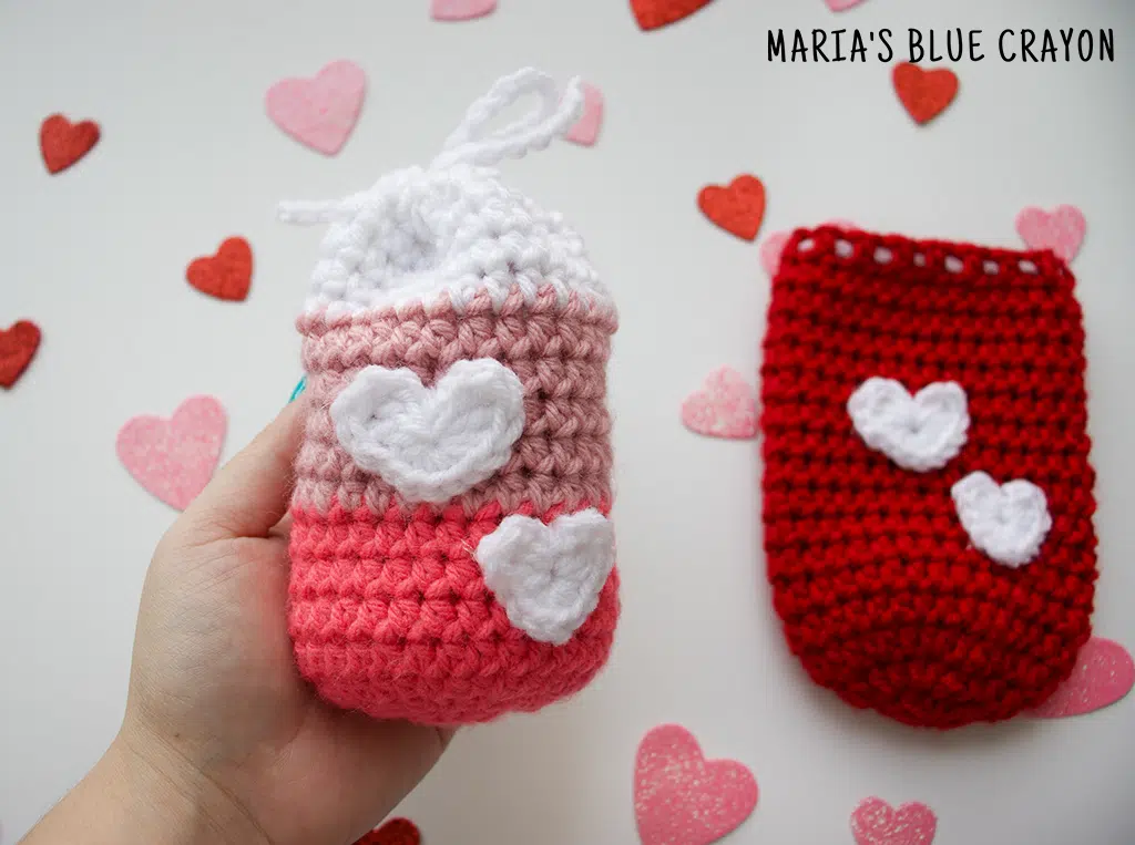 crochet valentine treat bag pattern