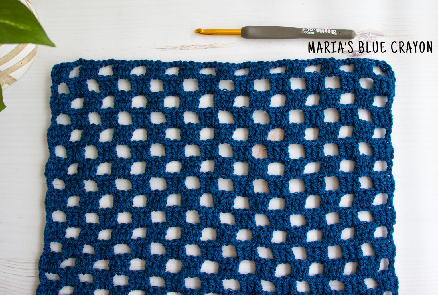 Checkers Stitch Crochet Tutorial Maria's Blue Crayon