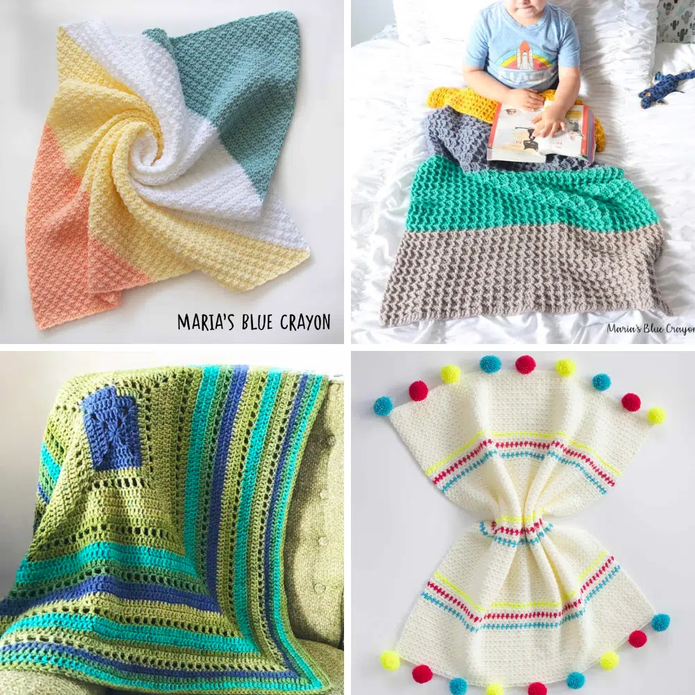 Free Crochet Baby Blanket Patterns - Maria's Blue Crayon