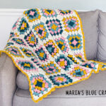 crochet granny square baby blanket pattern