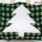 crochet plaid tree blanket pattern