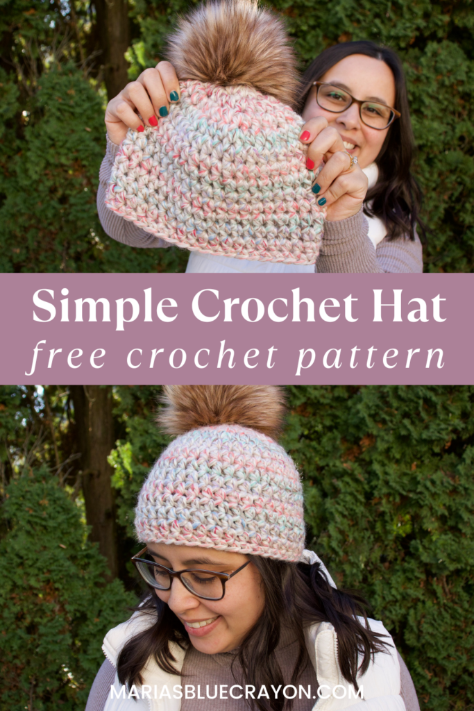 simple crochet hat free crochet pattern