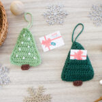 crochet gift card holder ornament