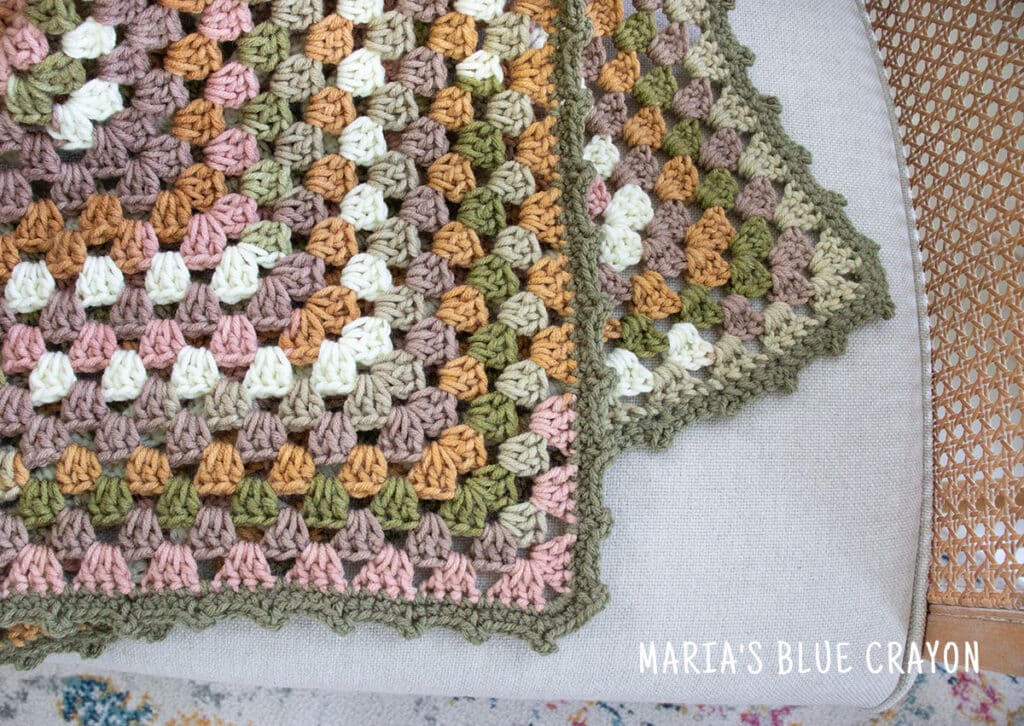 crochet granny square blanket pattern
