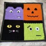 halloween blanket crochet pattern