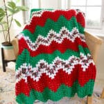 crochet christmas blanket pattern