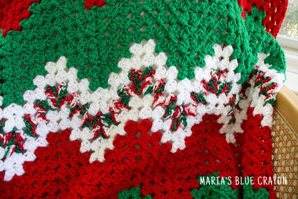crochet granny ripple stitch